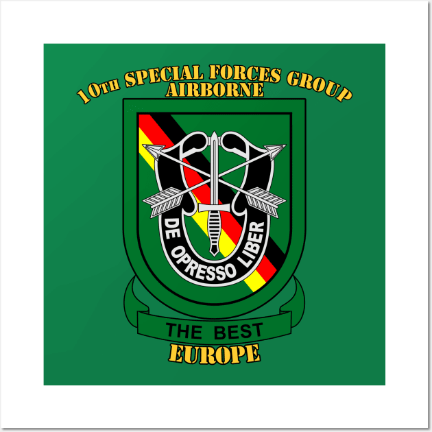 10th Special Forces Group Wall Art by MBK